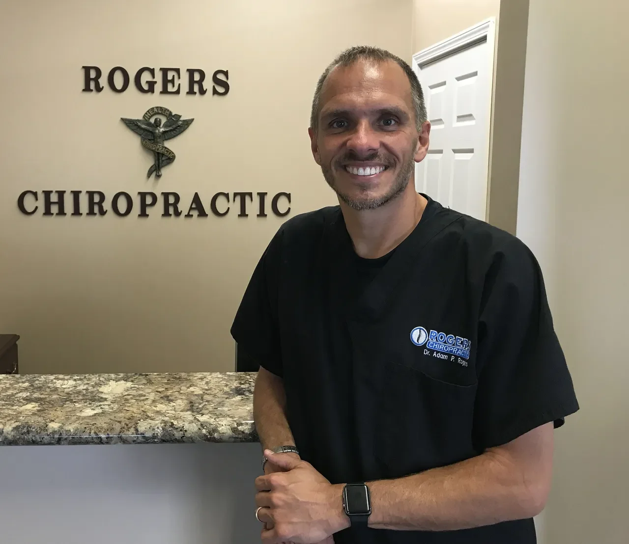 Dr. Adam Rogers, DC, at Rogers Chiropractic in Bowling Green, KY